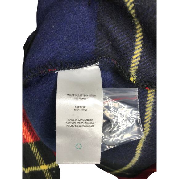 RD Style Flannel Shirt Womens S/P Multi Color Plaid Heavyweight Pockets - Picture 7 of 7